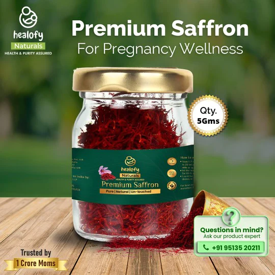 Premium Saffron For Pregnancy Wellness-5gms